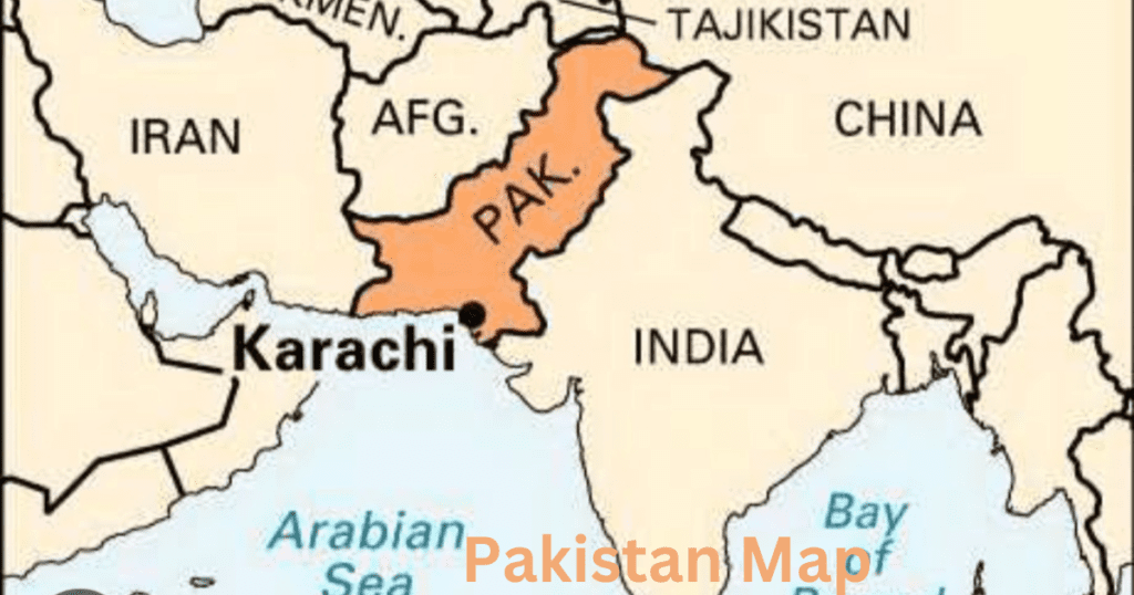 Karach, Pakistan Map